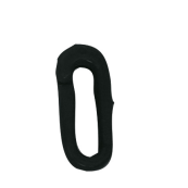 Plastic barrier chain links | chain link | 6 mm thick | black